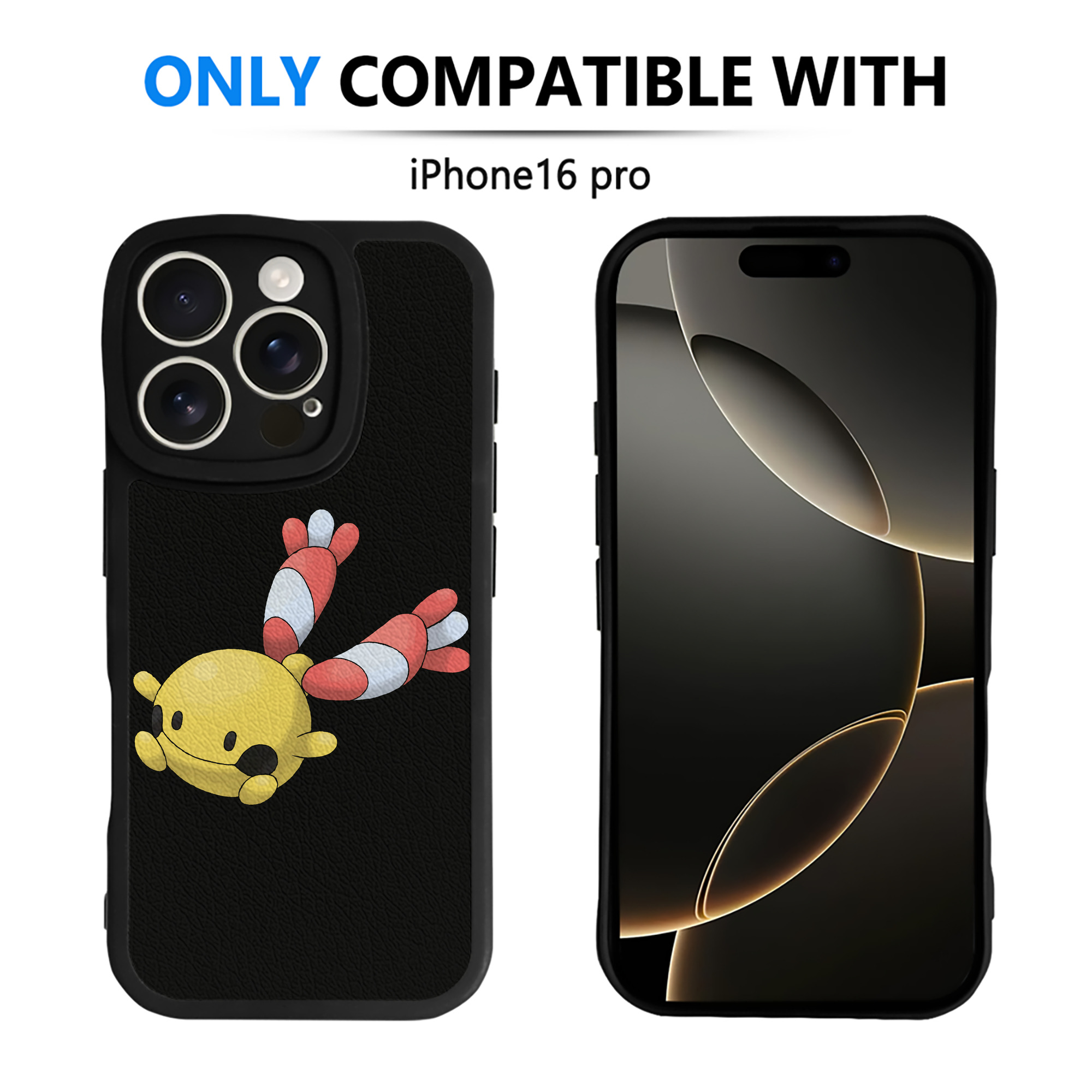 （画像用） ポケットモンスター Pokémon 【iPhone 16シリーズ対応】シリコンスマホケース（レザー調） 材質：シリコン